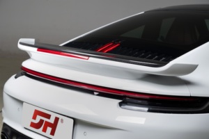 High Quality Car <strong>Carbon</strong> <strong>Fiber</strong> Turbo SD Single Deck Rear Wing <strong>Spoiler</strong> Trim Panel Black for Porsche 911 992.1 2019-2024 Body Parts - Product Image 5