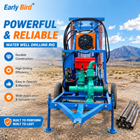 Vente directe usine – Foreuse de puits d'eau sur roues de 200 mètres – Machine de forage de puits profonds portable et personnalisable