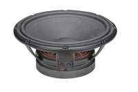 Haut-parleur de graves 500W 12 pouces 15 pouces avec aimant en ferrite, bobine vocale de 86mm, cône en papier, suspension en mousse, 98dB 40Hz pour système de sonorisation
