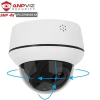 Anpviz 5MP PTZ מצלמה POE אופטי זום 4X IP66 CCTV מצלמה 2 דרך אודיו אוטומטי מעקב אבטחת מצלמה עם SD כרטיס חריץ H.265 P2P