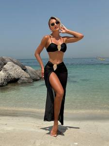 Bestseller e <span class=keywords><strong>abbigliamento</strong></span> da donna transfrontaliero 2025 autunno nuovo Sexy Hot Girl con spalline sottili Top abito gonna Modulare - Product Image 1