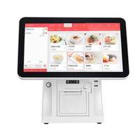 Smart Dualscreen WiFi Caisse Enregistreuse POS Imprimante Intégrée Code Scanner Logiciel-Comprend Récepteur Caisse Enregistreuse