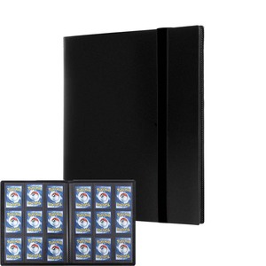 Classeur de cartes à collectionner Portable 9 poches Football Basketball Classeur de cartes Album Photo étanche Album de cartes en plastique pour les enfants - Product Image 1