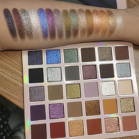 Palette de fard à paupières duochrome à haut pigment OEM ODM 30 couleurs bon marché et populaire pour les yeux