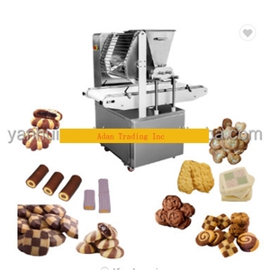 Bánh <span class=keywords><strong>biscuit</strong></span> thương mại <span class=keywords><strong>Mini</strong></span> Vòng sô cô la chip nhỏ Cookie depositor máy nhà nhỏ sử dụng sô cô la Chip Cookie máy - Product Image 3