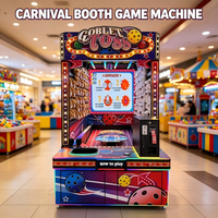 Machine de jeu de stand de kermesse à monnayeur, un joueur, multi-jeux, pour parcs d'attractions et centres de divertissement familial