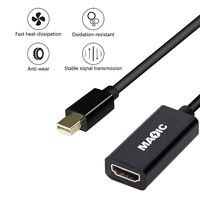 Promotion Câble 1080P 10 Gbps Mini DP vers HDMI Adaptateur plaqué or Mini DP (Thunderbolt) vers HDMI Convertisseur