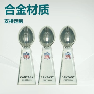Fantasy Football <b>Trophy</b> Zinc Alloy 10cm <b>Engraved</b> Sports Fan Award - Product Image 5