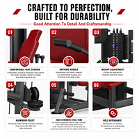 TOPTONS Máquina de Ejercicios para Pecho y Brazos, Equipo de Gimnasio, Entrenador Funcional, Máquina Multifuncional de Poleas Cruzadas
