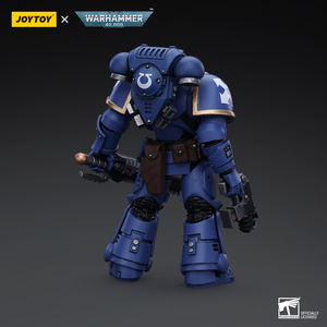 Joytoy 1/18แอคชั่นฟิกเกอร์สำหรับ Warhammer 40K Space marines ultramarines outriders Brother catonus JT2825 - Product Image 3