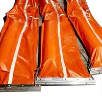 Barrière flottante gonflable en mousse PVC Florescence personnalisée pour le contrôle des déversements de pétrole en haute mer, en port et sur lac