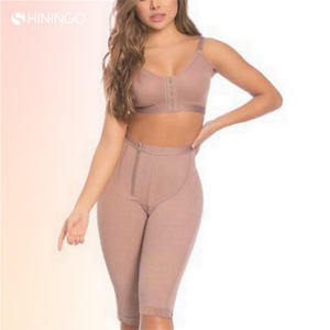 Ensemble de Yoga de réparation <span class=keywords><strong>post</strong></span>-<span class=keywords><strong>partum</strong></span> Shorts sans couture taille haute <span class=keywords><strong>Fitness</strong></span> taille formateur Leggings Shapewear - Product Image 4