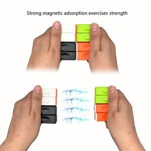 Hot Selling Stress Relief Magnet Brick Flip Stick Magnetic <b>Rods</b> for Kids Finger Fidget Toy Magnetic Fingertip Toy - Product Image 3