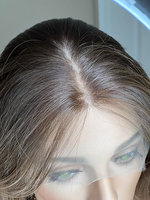 Perruque européenne de grade 12a avec lacet frontal couleur brun ombre et doublure en soie HD prêt à être expédié pour femmes perdant des cheveux