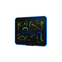 Tablet LCD Tulis Gambar 13/16/20 Inci, Papan Memo untuk Anak, Papan Tulis Digital