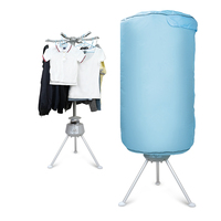 Séchoir à linge autoportant 850W, ventilé, pliable, électrique, pour la maison, les dortoirs et les hôtels