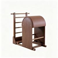 Ensemble complet de 5 pièces en bois de noyer massif pour Pilates : Cadillac, Reformer, Wunda Chair, Ladder Barrel, Correcteur pour studio