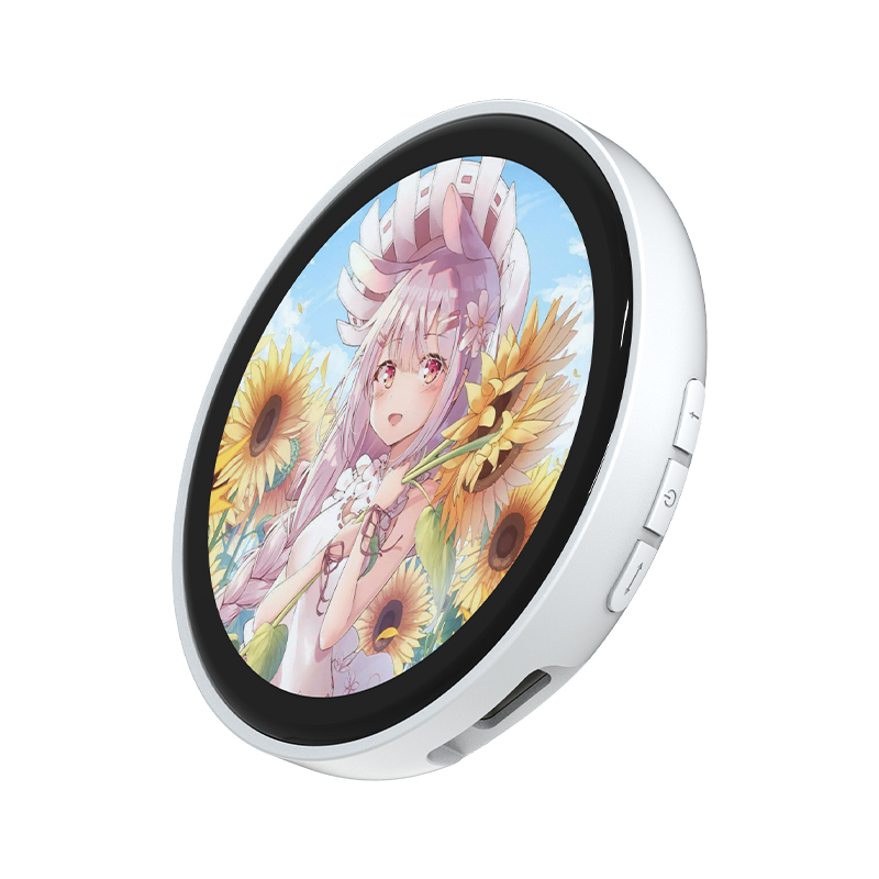 LED Smart Badge Bluetooth Programmable Electronic Name Tag Custom Text Image GIF Display Voice Input Touch Screen Digital Badge
