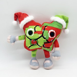 Hot Selling New Arrival <b>Soft</b> <b>Stuffed</b> Animal Doll Christmas Hat Plush <b>Toy</b> Pillow PP Cotton Filling Custom Sizes Xmas Home Decor - Product Image 2