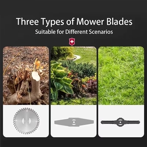 Débroussailleuse sans fil populaire sans <span class=keywords><strong>batterie</strong></span>, <span class=keywords><strong>coupe</strong></span>-herbe électrique, taille-bordures, tondeuse à hauteur réglable - Product Image 5