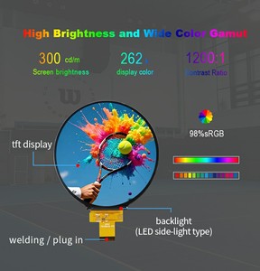 Polcd 4.0 ''daire paneli LCD modülü 720*720 ST7703 IPS görüş açısı MIPI arayüzü yuvarlak TFT ekran - Product Image 6