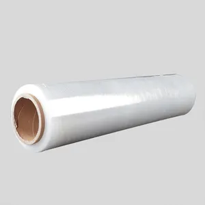 China Stretch Film Industrial 10 12 17 23 Micron Stretch Film Roll China Packaging Transparent Film