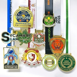 Trofeos de Fútbol Personalizados al por Mayor, Medalla de Metal de Color Dorado, Trofeo Deportivo de Fútbol, <span class=keywords><strong>Copa</strong></span> de Fútbol, Medallas de Fútbol - Product Image 2