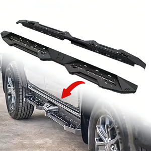บันไดข้างรถยนต์แบบออฟโรด สำหรับ BYD Shark Fortuner Isuzu DMAX HILUX REVO VIGO NAVARA Ranger รถกระบะแบบดับเบิ้ลแค็บ - Product Image 3