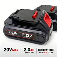 Batterie lithium-ion 20V 20Ah DCB202 de remplacement pour perceuse sans fil DCB200, meuleuse d'angle et autres outils électriques – Température d'utilisation