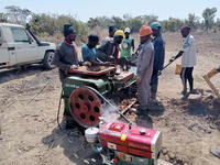 Ligne de production automatique de carreaux de briques rouges en terre cuite machine manuelle de fabrication de briques à moteur diesel