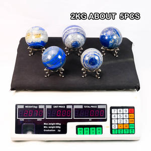 Esferas de Cristal de Lápis-Lazúli por Atacado, Pedras Azuis Vibrantes, Esferas de Cristal de Lápis-Lazúli para Colecionadores e Feng Shui - Product Image 3