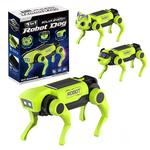 Robot Bionico Elettrico Camminante Fai-da-Te a Energia Solare, Giocattolo per Gatti e Cani, Esperimento Scientifico STEM per Bambini, Stile Cartone Animato - Product Image 1