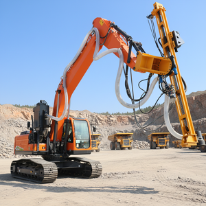 Equipo de Perforación DTH Montado en Excavadora, Mástil de Perforación con Motor Hidráulico para Minería de Roca y Construcción, para 6 Toneladas - Product Image 1