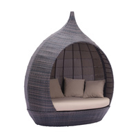 Fuchang extérieur semi-circulaire canapé-lit double plage loisirs meubles d'intérieur