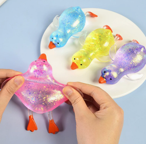 14*7*3cm Aurora-Themed New Maltose Duck Stress <b>Ball</b> Super Soft TPR Portable <b>Squeeze</b> Toy Girls 14 Years & Creative Gift - Product Image 1