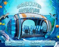 Macchina del Cinema di realtà virtuale del gioco di divertimenti del parco di divertimenti VR di avventura subacquea di LEKE