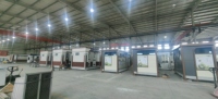 Kiosque Modulaire en Acier Préfabriqué Moderne et Respirant pour Extérieur, Idéal pour Restaurant, Cuisine, Supermarché, Parc et Entrepôt, Magasin Conteneur