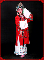 Costume d'opéra chinois pour femme, tenue de danse à manches aquatiques, cape de scène Yu, vêtements de performance pour filles en polyester et rayonne