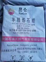 Cera de Parafina Sólida Totalmente Refinada Kunlun 56/58/60 para Fabricación de Velas, Punto de Fusión 58-60, Contenido de Aceite 0.5%, Índice Cristalino