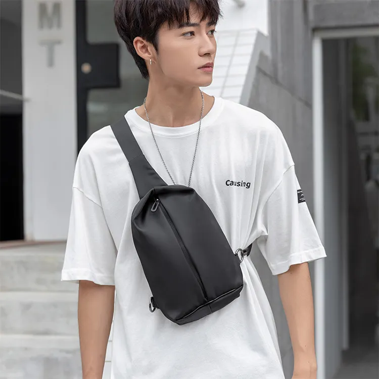 Stylish New Discounted Promotion Mans Male Customized Shoulder Sling Chest Bag Men Crossbody Messenger Bags