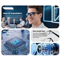Lunettes de soleil intelligentes et tendance à changement de couleur pour écouter de la musique, passer des appels et protéger des rayons bleus, avec intelligence artificielle
