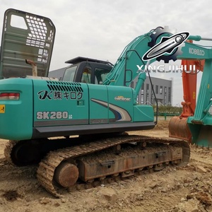 Excavatrice d'occasion Kobelco 260-8, marque japonaise d'origine, 26 tonnes, sur chenilles en caoutchouc, grande taille, modèle 2023, godet de 1,3 m - Product Image 6