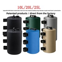 Sac d'eau écologique jetable léger de 10L/25L pour tente extérieure, parasol de plage, lest cylindrique renforcé