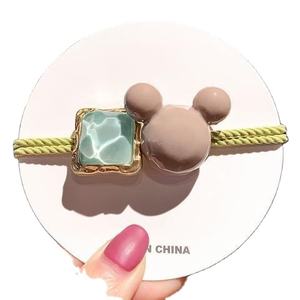 <span class=keywords><strong>PL</strong></span>かわいいマウス女の子ヘアロープゴムバンド弾性髪ネクタイヘアバンドロープリング女性ヘアアクセサリー - Product Image 2