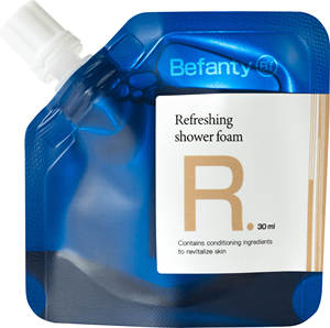 โฟมอาบน้ำเบฟานตี้ รีเฟรชชิ่ง ผสมสารสกัดจากคาโมมายล์ ปรับสมดุลค่า pH และบำรุงผิวให้ชุ่มชื้น เหมาะสำหรับทุกสภาพผิว ขนาด 30 มล. สำหรับใช้ในบ้าน - Product Image 1