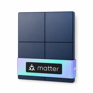 Interruptor de Pared Inteligente Matter Homekit APP US AU 10A 2200W para Dormitorio/Villa, 110V 240V, Compatible con Alexa y Google Home, Control por Voz, Inalámbrico - Product Image 1