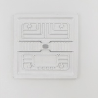 Panneau lumineux LED moulé sous pression de haute qualité SKD Panneau lumineux rond pour plafond en matière première