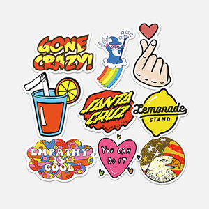 Factory Directly Custom Waterproof Vinyl PVC Die Cut Sticker Customised Logo Stickers for Promotion
