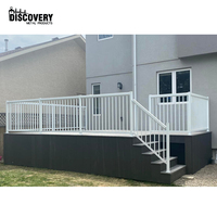 Garde-corps d'escalier en aluminium de style moderne au meilleur prix main courante d'escalier net design cad garde-corps de tuyau en fer