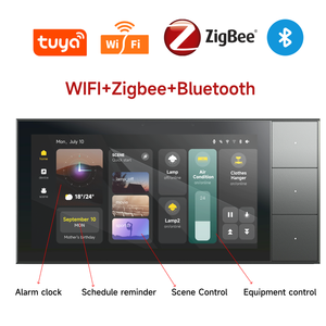 Nature 6-Zoll Smarter Wandschalter Touchscreen Android-Betrieben Temperaturpanel für Google Alexa HomeKit Kompatibles Smart Home - Product Image 3
